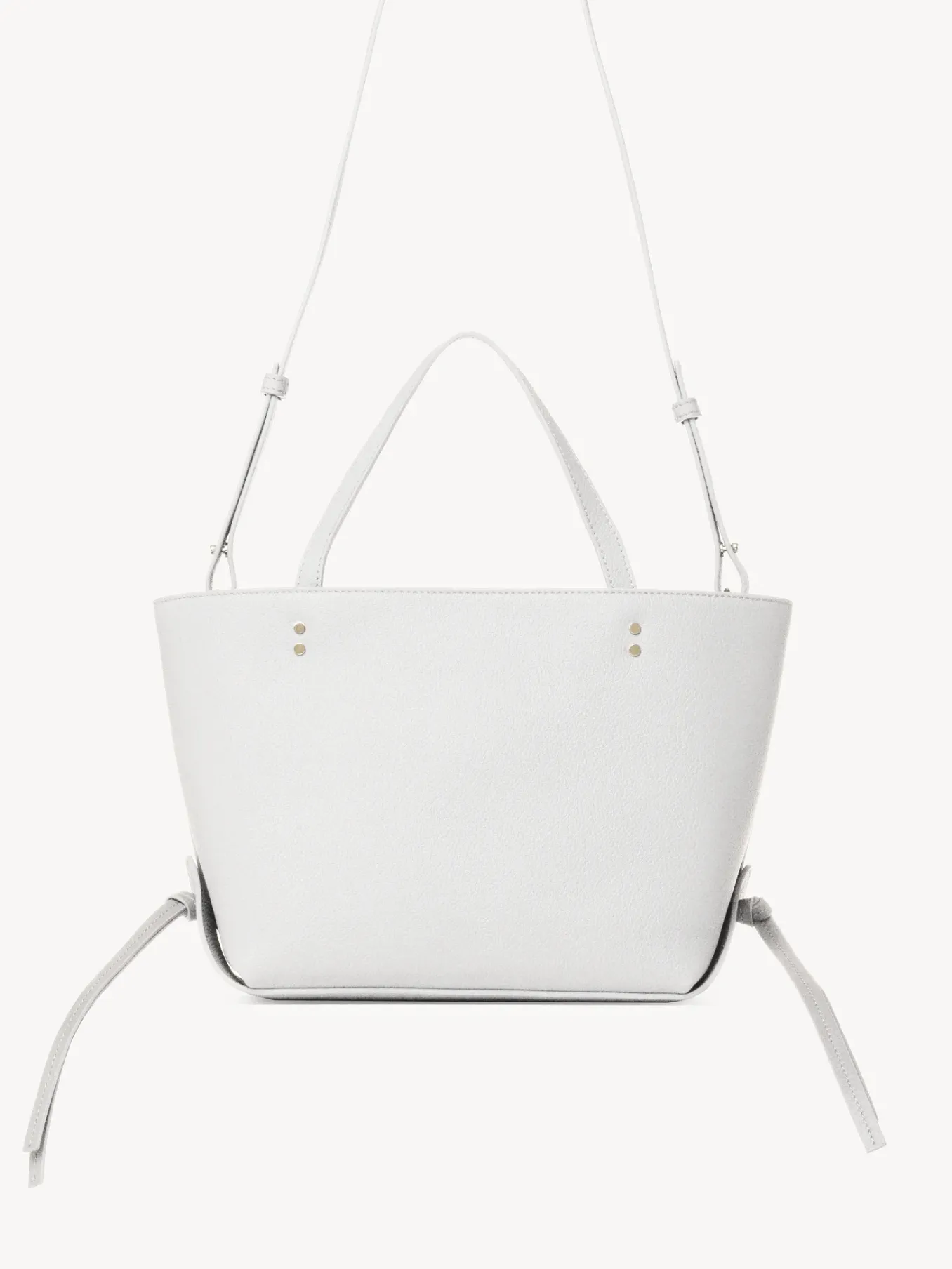 Sacs Cabas-Chloé Petit Sac Cabas Est-Ouest Chloe Sense Crystal White