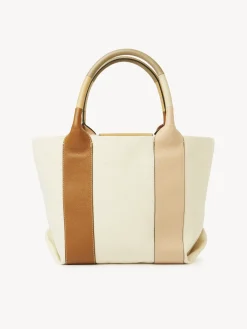 Sacs Cabas Et Paniers-Chloé Petit Sac Cabas Laetizia Caramello