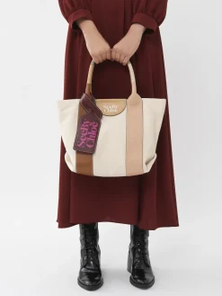 Sacs Cabas Et Paniers-Chloé Petit Sac Cabas Laetizia Caramello