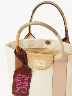 Sacs Cabas Et Paniers-Chloé Petit Sac Cabas Laetizia Caramello