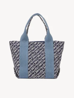 Sacs Cabas Et Paniers-Chloé Petit Sac Cabas Laetizia Royal Navy