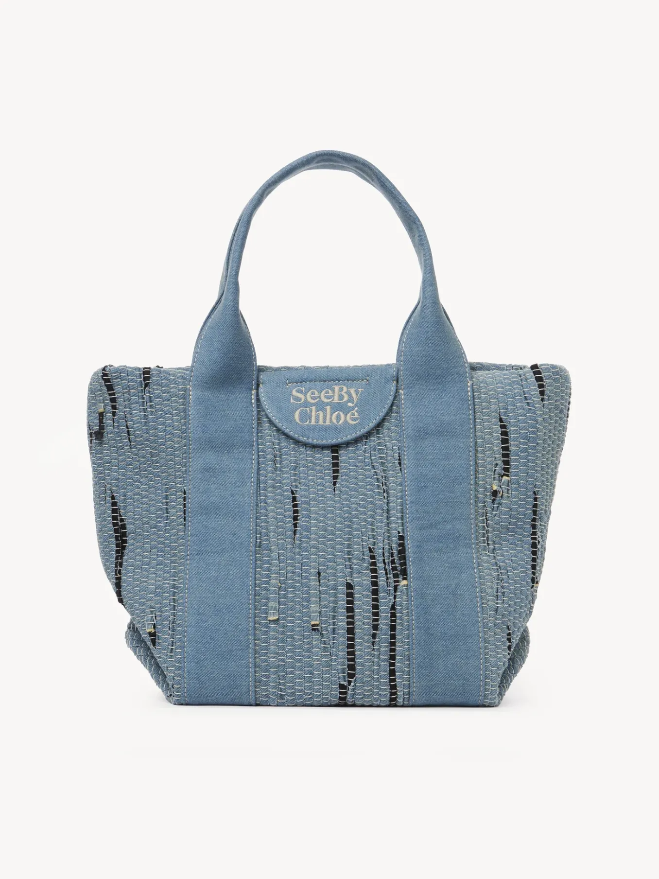 Sacs Cabas Et Paniers-Chloé Petit Sac Cabas Laetizia Denim