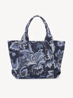 Sacs Cabas Et Paniers-Chloé Petit Sac Cabas Laetizia Denim