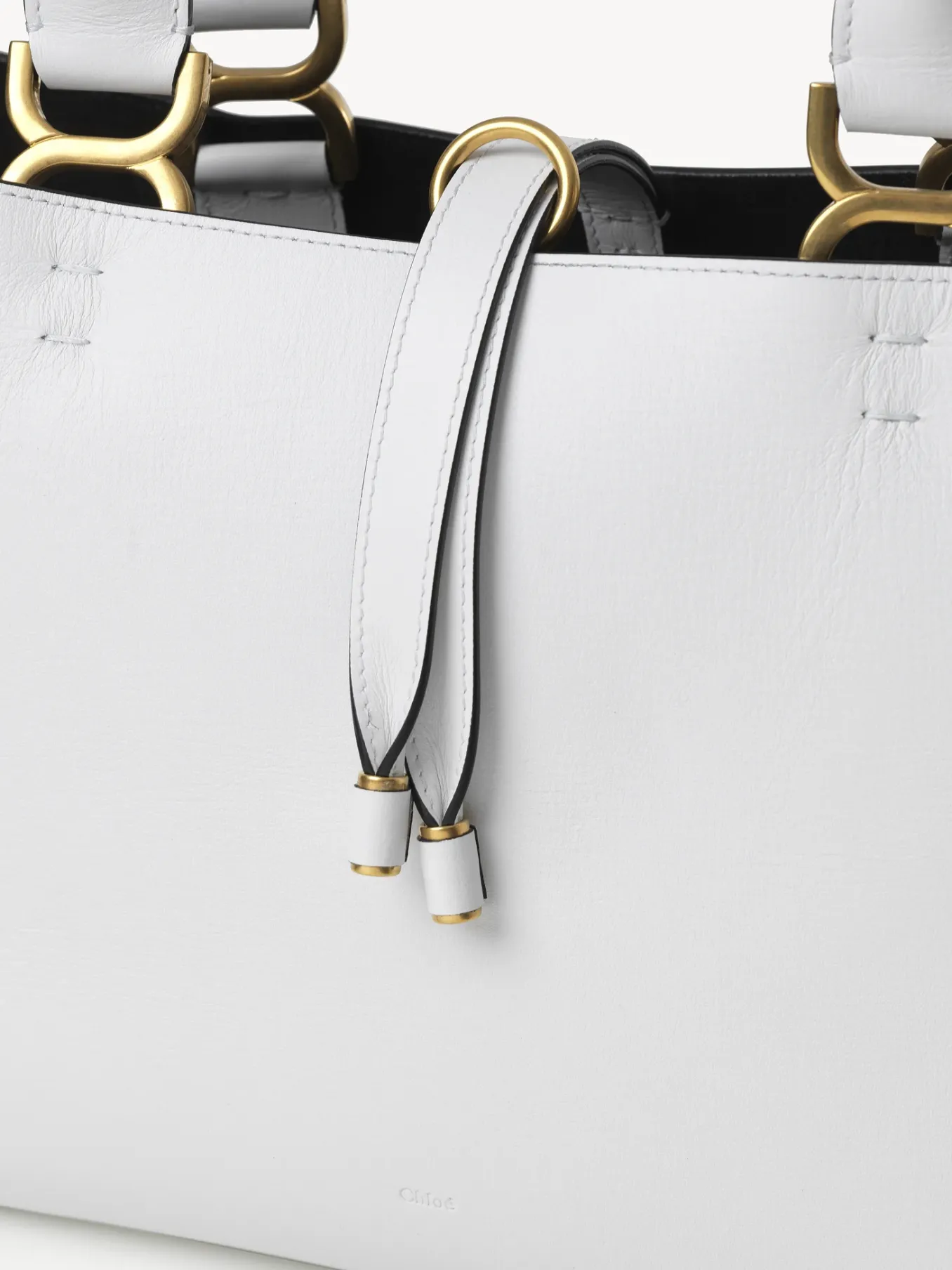 Sacs Cabas-Chloé Petit Sac Cabas Marcie Blanc