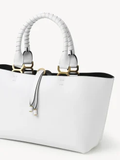 Sacs Cabas-Chloé Petit Sac Cabas Marcie Blanc