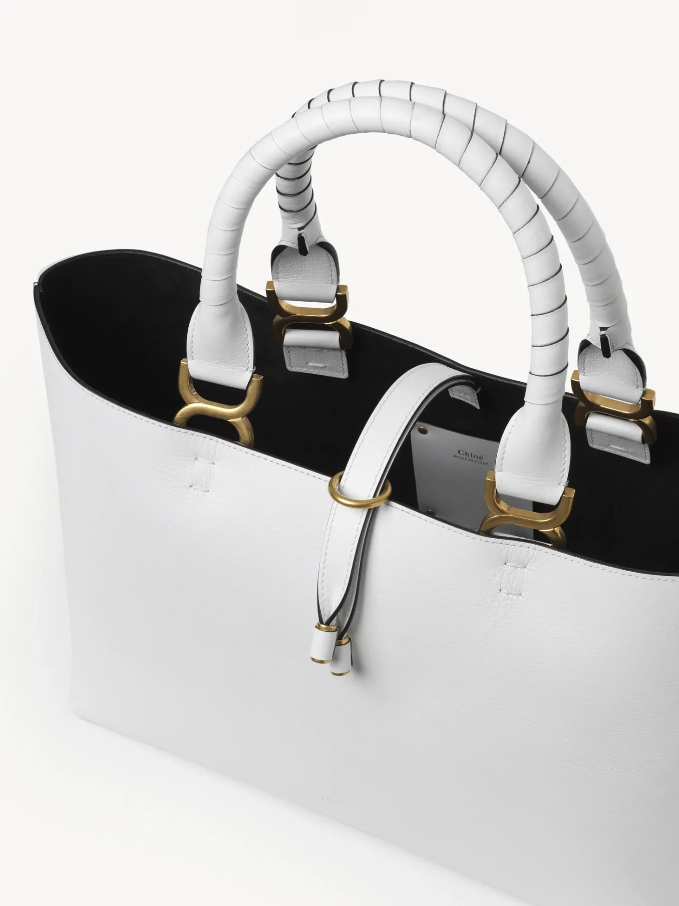 Sacs Cabas-Chloé Petit Sac Cabas Marcie Blanc