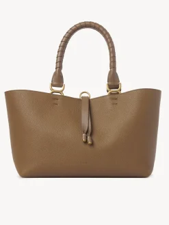 Sacs Cabas-Chloé Petit Sac Cabas Marcie Desert Beige