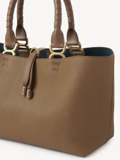 Sacs Cabas-Chloé Petit Sac Cabas Marcie Desert Beige