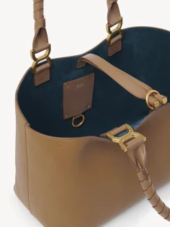 Sacs Cabas-Chloé Petit Sac Cabas Marcie Desert Beige