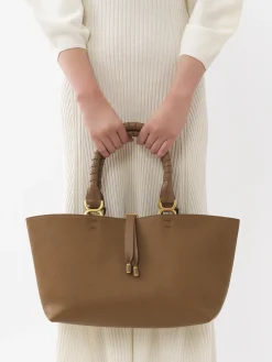 Sacs Cabas-Chloé Petit Sac Cabas Marcie Desert Beige