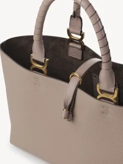 Sacs Cabas-Chloé Petit Sac Cabas Marcie Nomad Beige