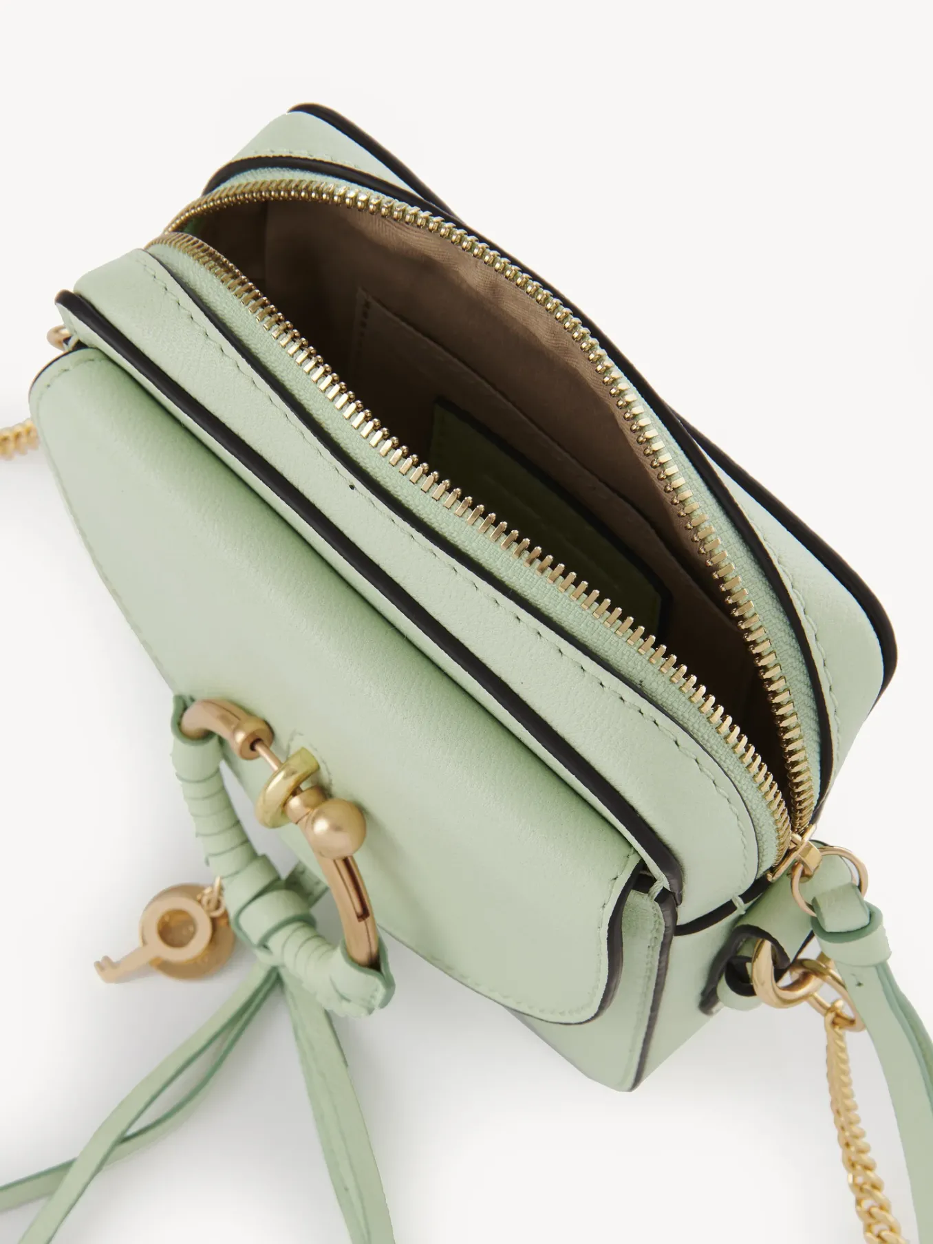 Sacs Porté Épaule-Chloé Petit Sac Camera Joan Pastel Green