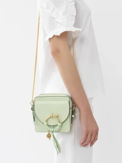 Sacs Porté Épaule-Chloé Petit Sac Camera Joan Pastel Green