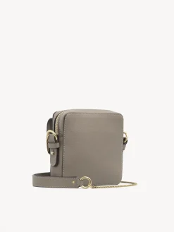 Sacs Porté Épaule-Chloé Petit Sac Camera Joan Motty Grey