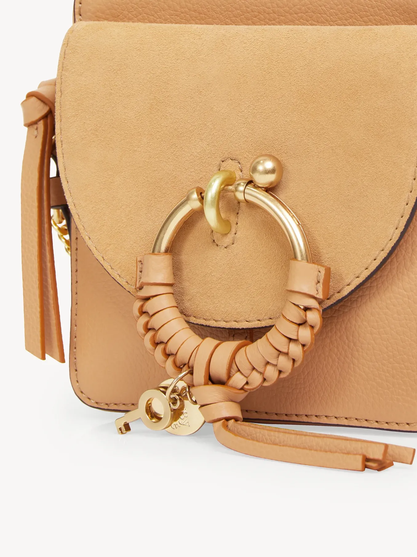 Sacs Porté Épaule-Chloé Petit Sac Camera Joan Smooth Tan