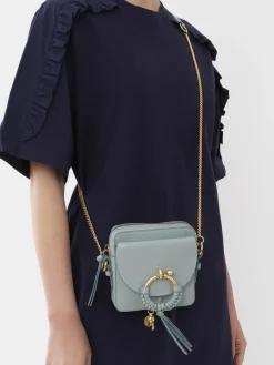 Sacs Porté Épaule-Chloé Petit Sac Camera Joan Sterling Blue