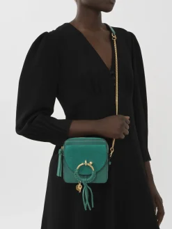 Sacs Porté Épaule-Chloé Petit Sac Camera Joan Ceylan Green