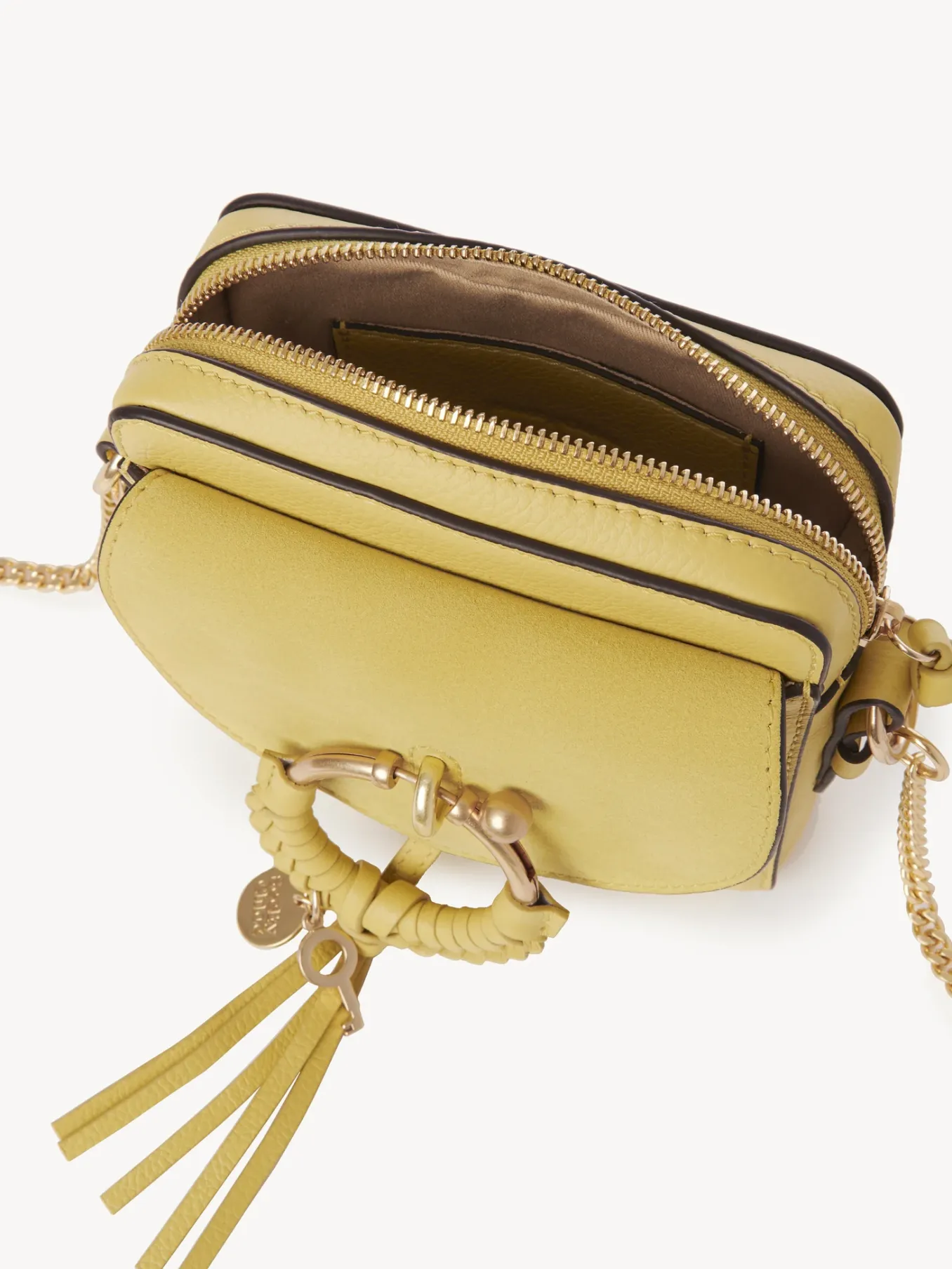 Sacs Porté Épaule-Chloé Petit Sac Camera Joan Retro Yellow
