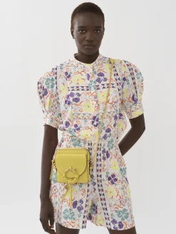 Sacs Porté Épaule-Chloé Petit Sac Camera Joan Retro Yellow