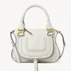 Sacs À Bandoulière-Chloé Petit Sac Double Porte Marcie Blanc