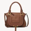 Sacs À Bandoulière-Chloé Petit Sac Double Porte Marcie Tan