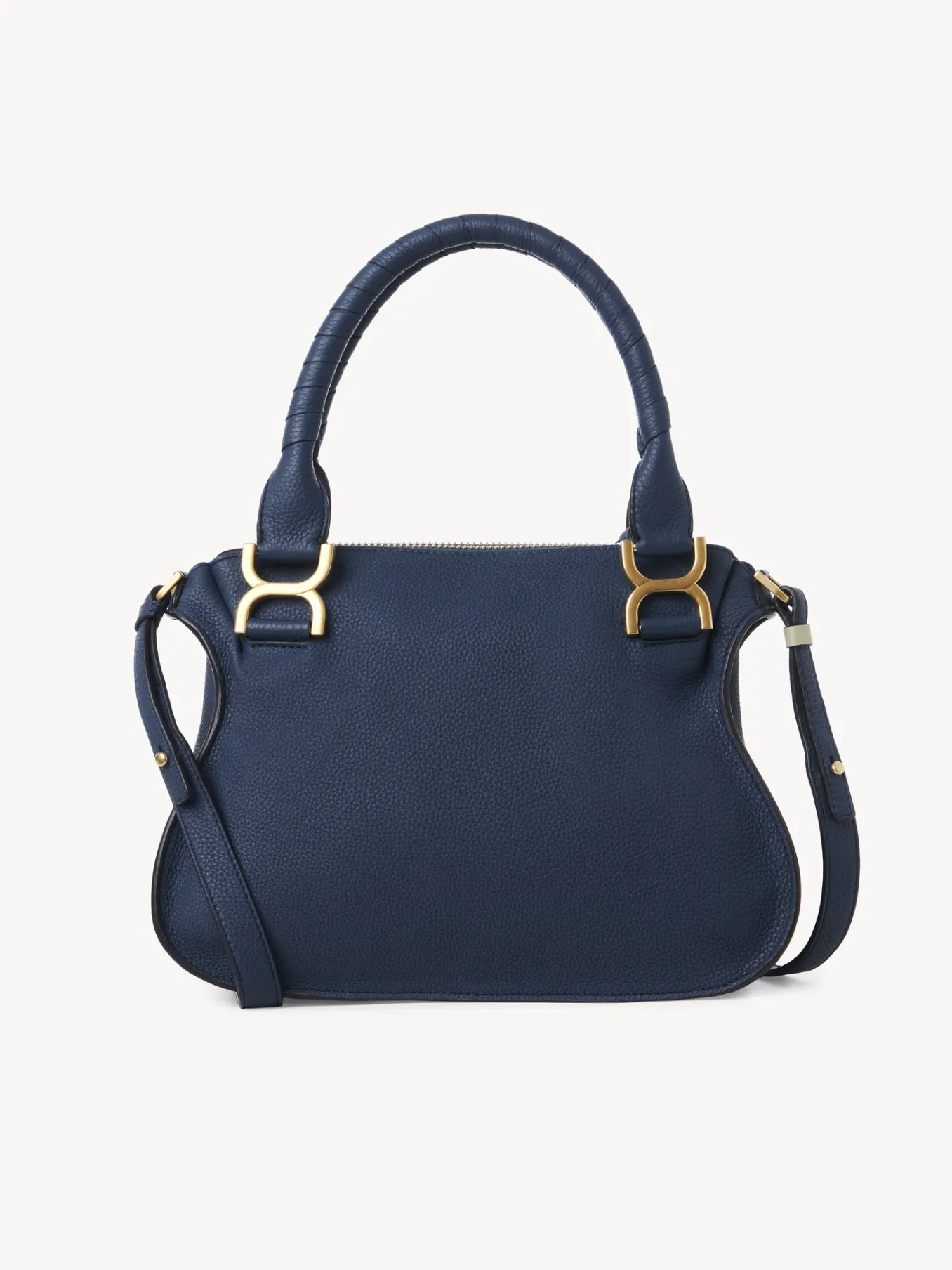 Sacs À Bandoulière-Chloé Petit Sac Double Porte Marcie Navy