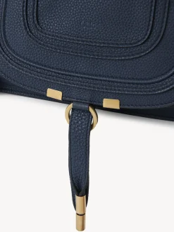 Sacs À Bandoulière-Chloé Petit Sac Double Porte Marcie Navy