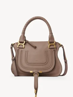 Sacs À Bandoulière-Chloé Petit Sac Double Porte Marcie Woodrose
