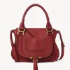 Sacs À Bandoulière-Chloé Petit Sac Double Porte Marcie Reddish Pink