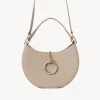Sacs À Bandoulière-Chloé Petit Sac Hobo Arlene Nomad Beige