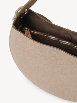 Sacs À Bandoulière-Chloé Petit Sac Hobo Arlene Nomad Beige
