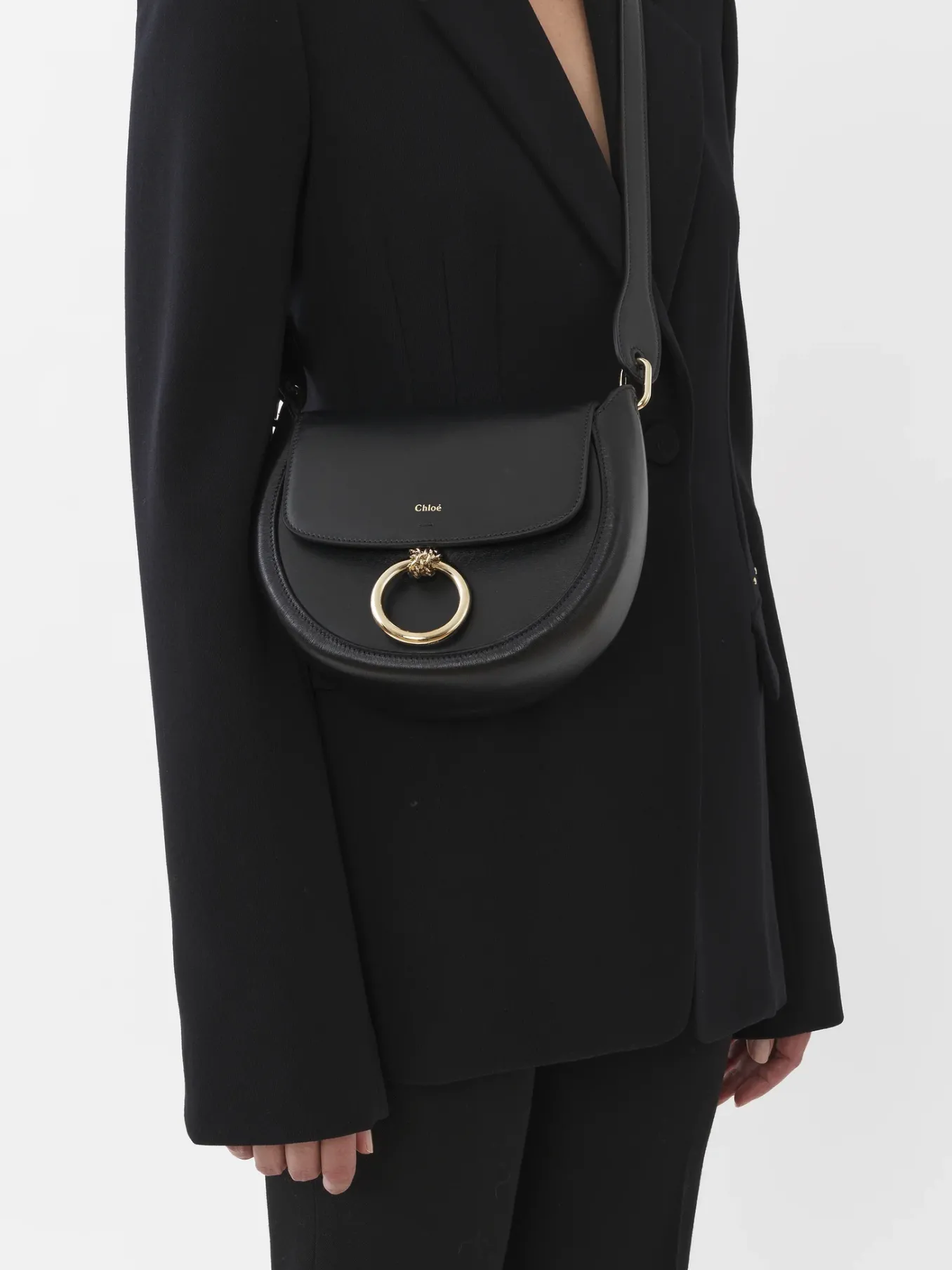 Sacs À Bandoulière-Chloé Petit Sac Porte Épaule Arlene Noir