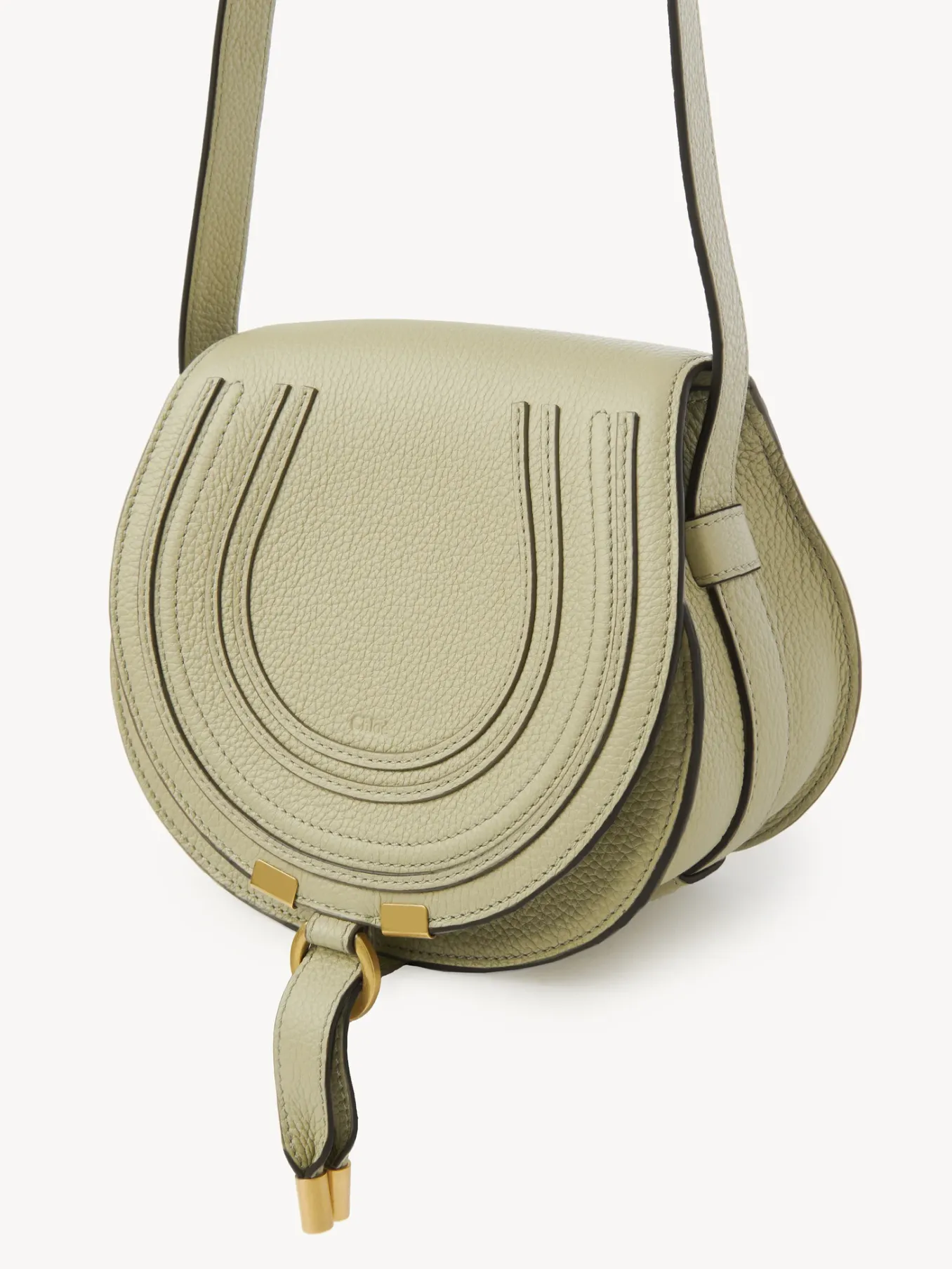 Sacs À Bandoulière-Chloé Petit Sac Porte Épaule Marcie Faded Green