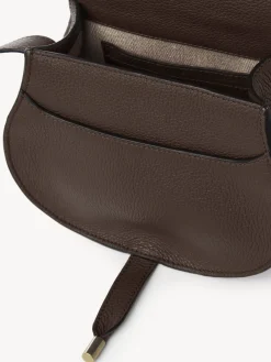 Sacs À Bandoulière-Chloé Petit Sac Porte Épaule Marcie Bold Brown