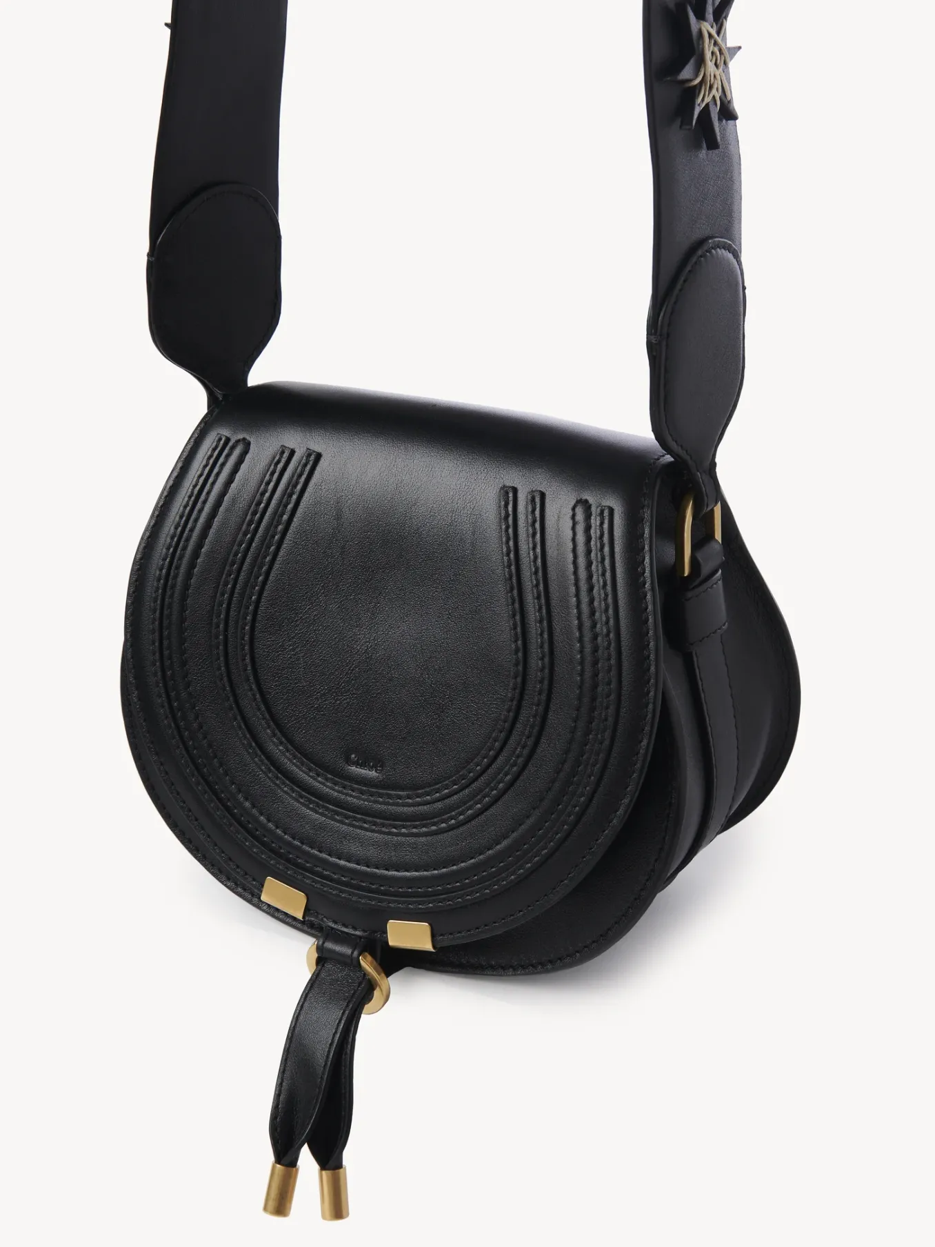 Sacs À Bandoulière-Chloé Petit Sac Porte Épaule Marcie Noir