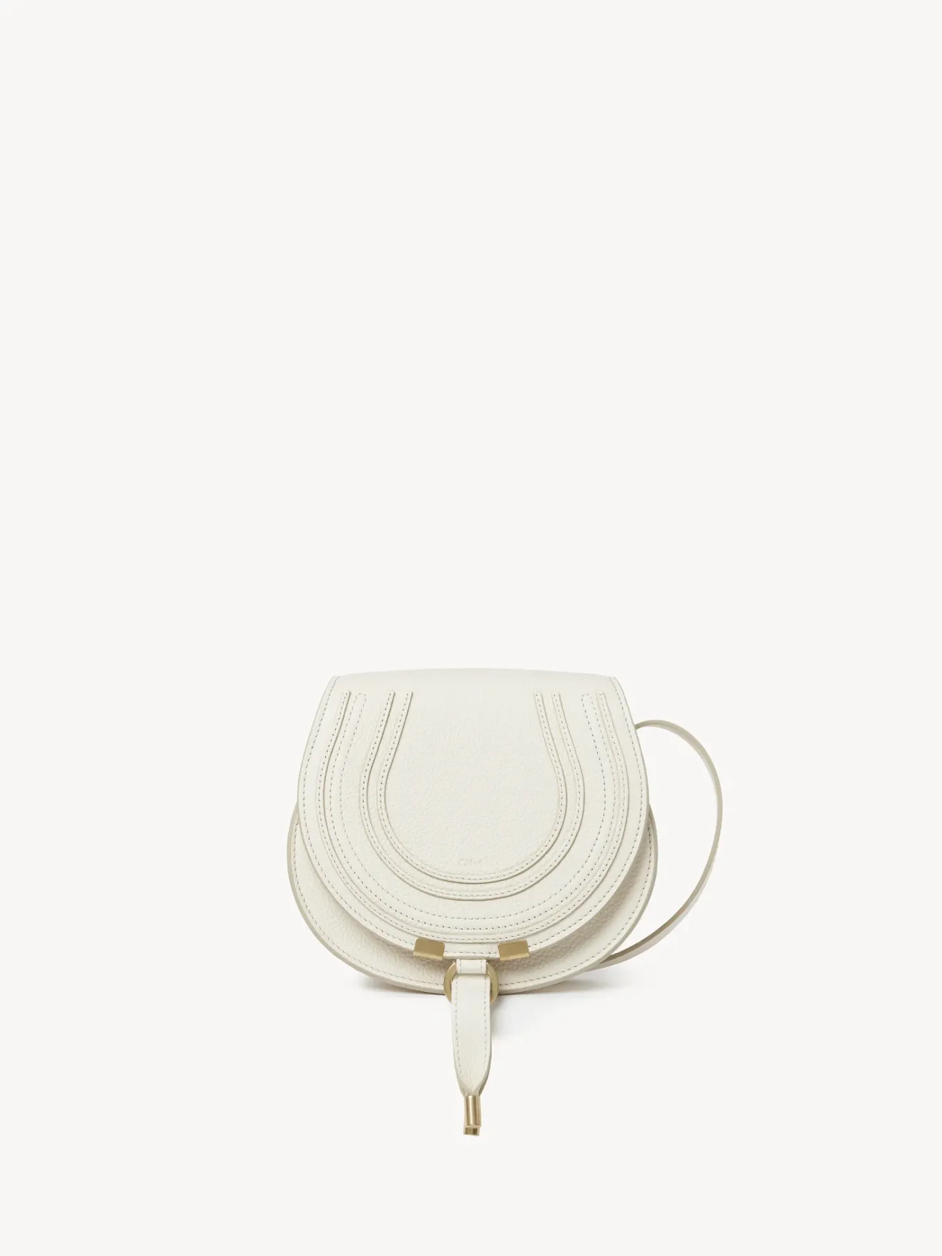 Sacs À Bandoulière-Chloé Petit Sac Porte Épaule Marcie Misty Ivory