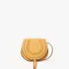 Sacs À Bandoulière-Chloé Petit Sac Porte Épaule Marcie Tan Apricot