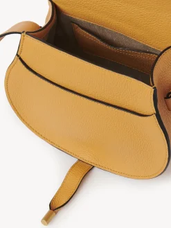 Sacs À Bandoulière-Chloé Petit Sac Porte Épaule Marcie Tan Apricot