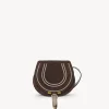 Sacs À Bandoulière-Chloé Petit Sac Porte Épaule Marcie Pure Brown