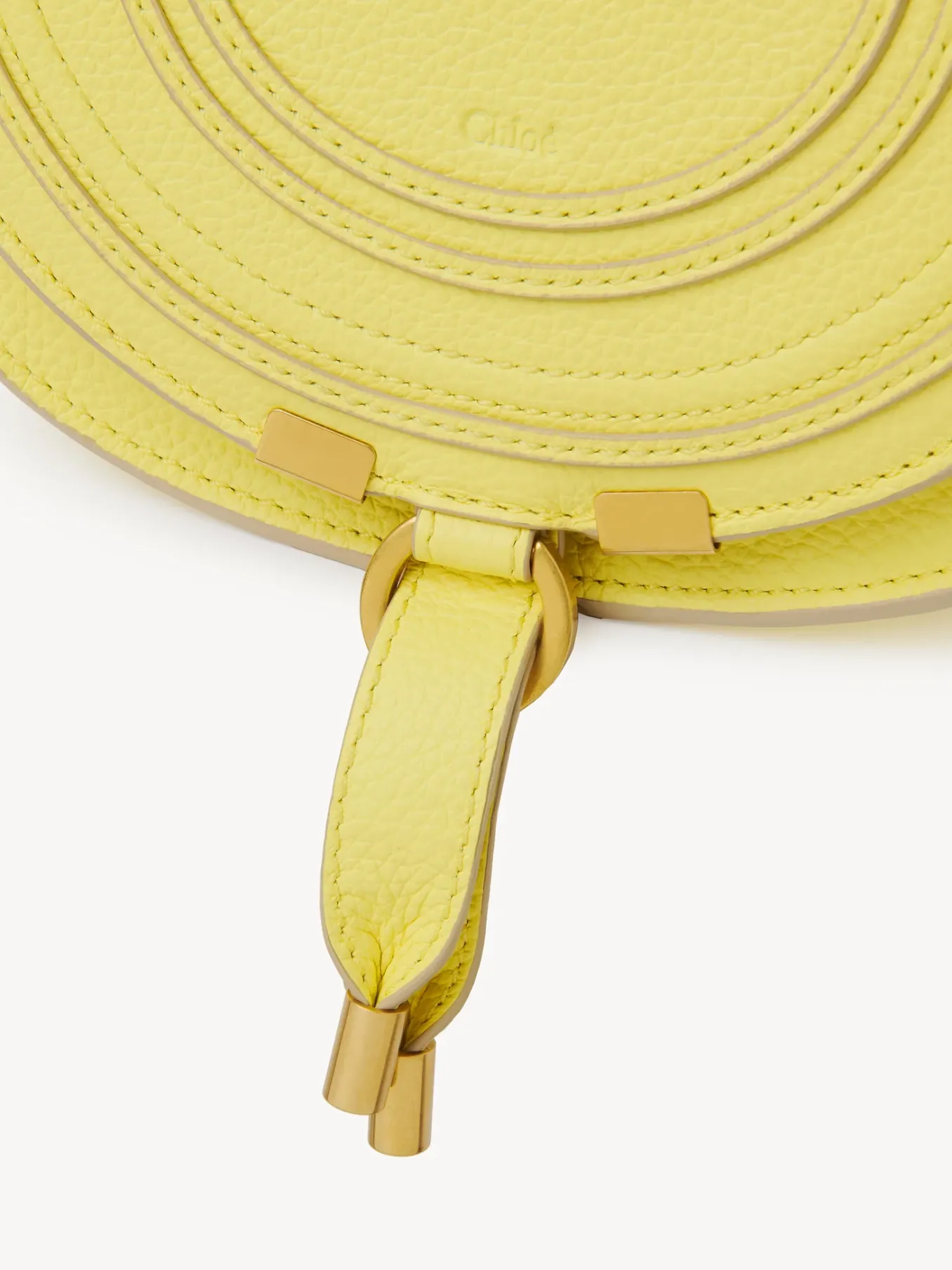 Sacs À Bandoulière-Chloé Petit Sac Porte Épaule Marcie Daffodil Yellow