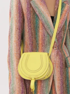 Sacs À Bandoulière-Chloé Petit Sac Porte Épaule Marcie Daffodil Yellow