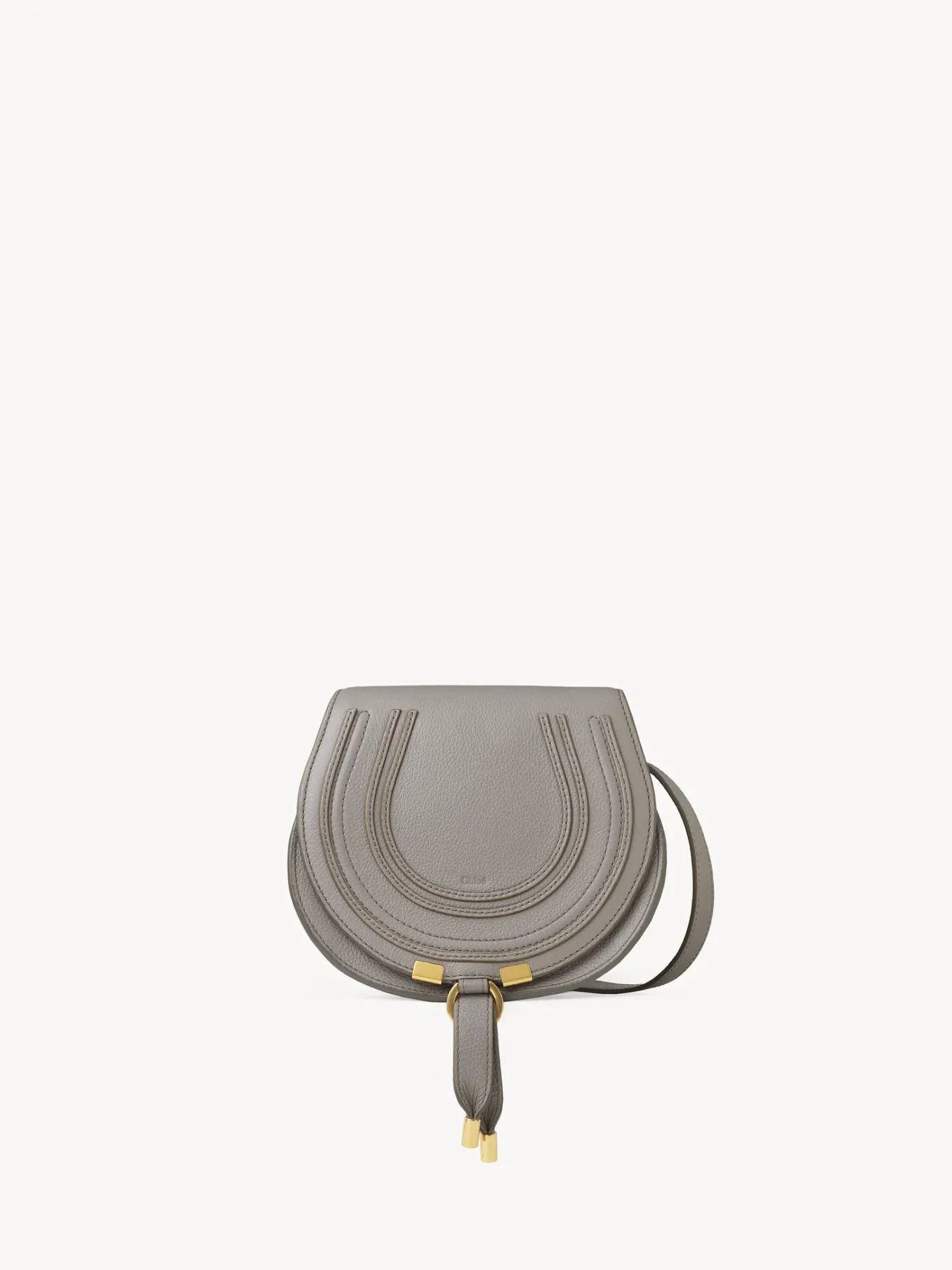 Sacs À Bandoulière-Chloé Petit Sac Porte Épaule Marcie Cashmere Grey
