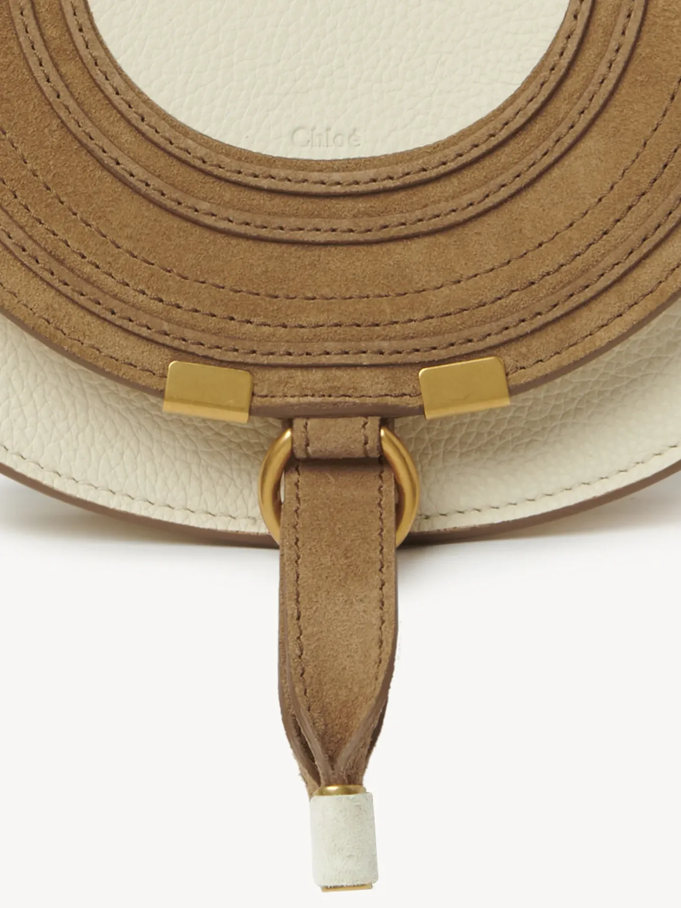 Sacs À Bandoulière-Chloé Petit Sac Porte Épaule Marcie Misty Ivory