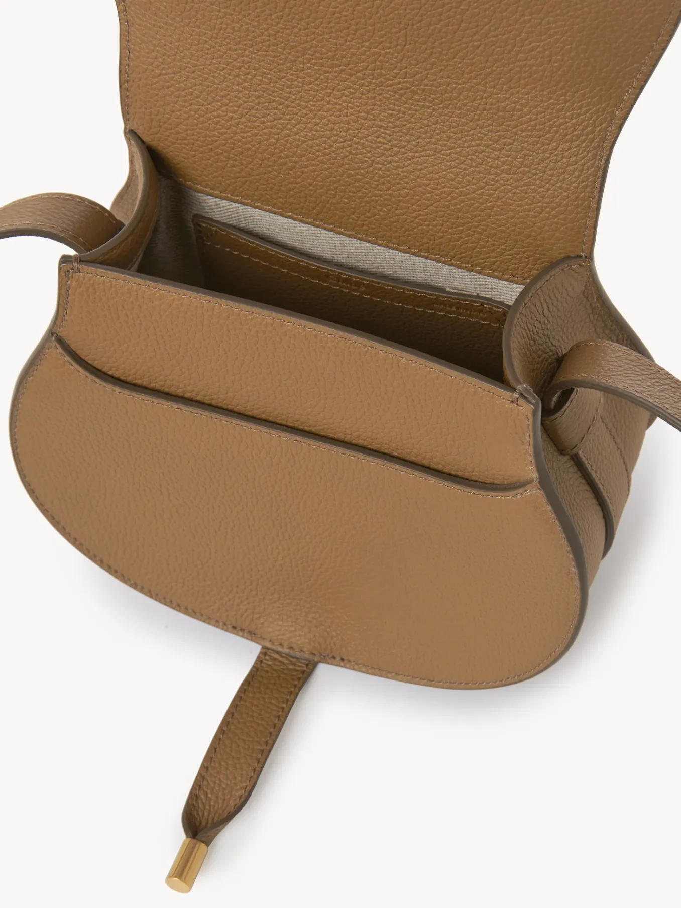 Sacs À Bandoulière-Chloé Petit Sac Porte Épaule Marcie Pottery Brown