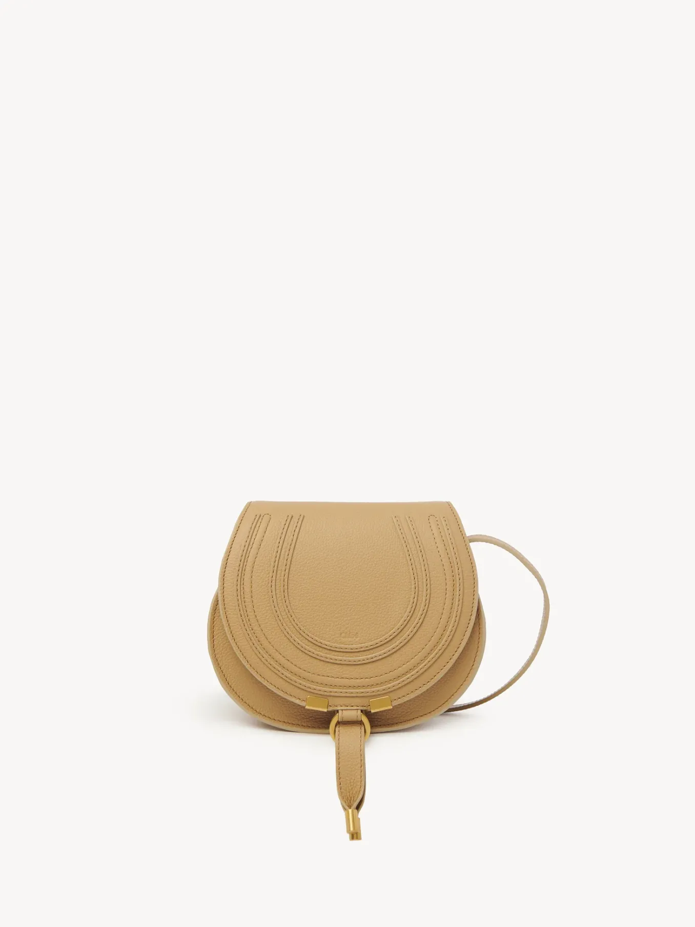 Sacs À Bandoulière-Chloé Petit Sac Porte Épaule Marcie Milky Brown