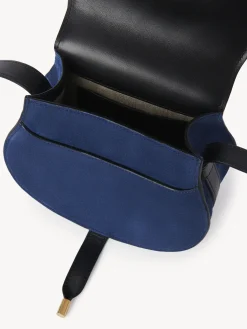 Sacs À Bandoulière-Chloé Petit Sac Porte Épaule Marcie Deep Denim