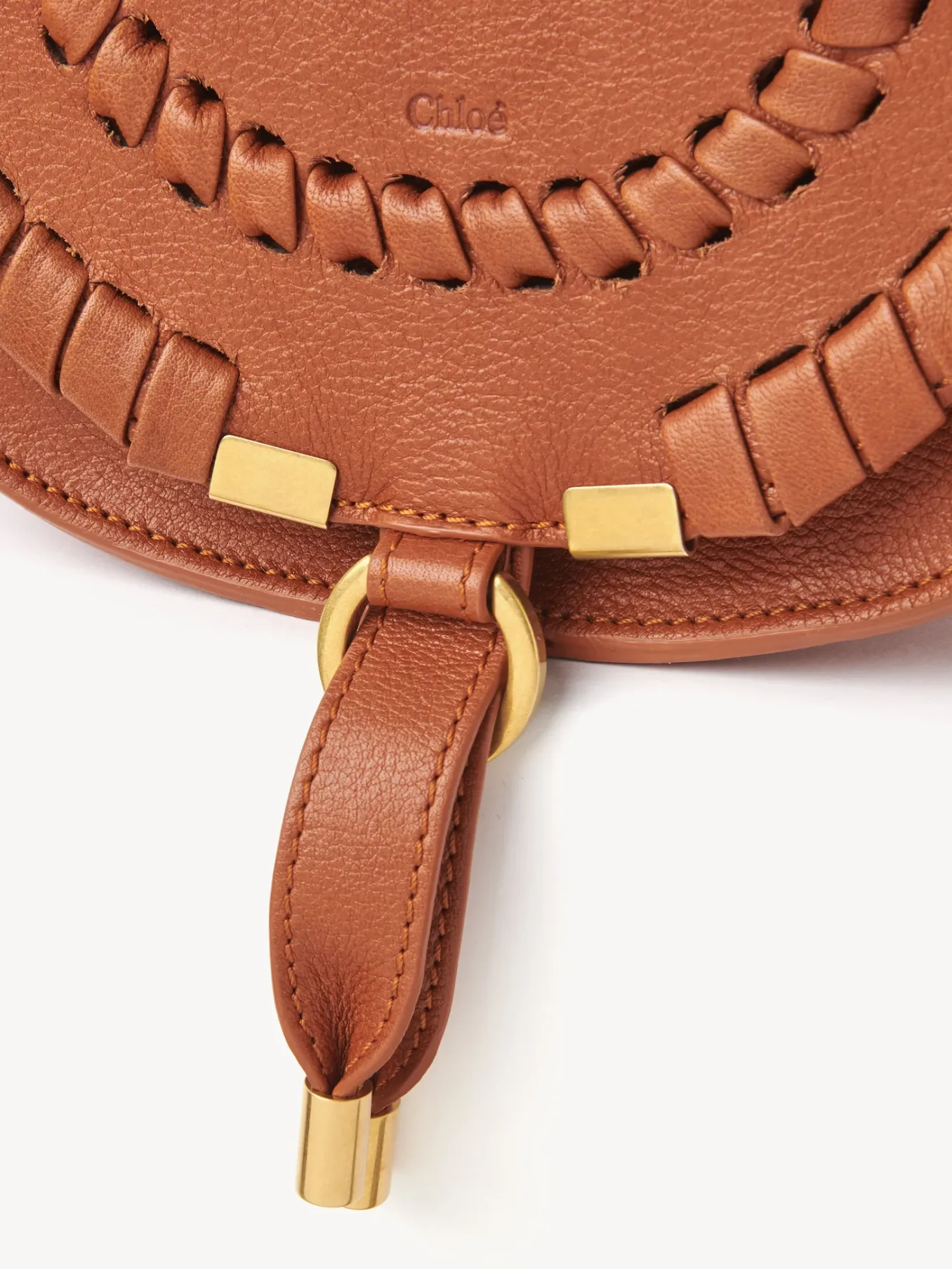 Sacs À Bandoulière-Chloé Petit Sac Porte Épaule Marcie Henna Orange