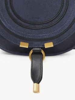 Sacs À Bandoulière-Chloé Petit Sac Porte Épaule Marcie Graphite Navy