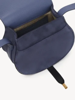 Sacs À Bandoulière-Chloé Petit Sac Porte Épaule Marcie Graphite Navy