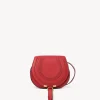 Sacs À Bandoulière-Chloé Petit Sac Porte Épaule Marcie Red Flame